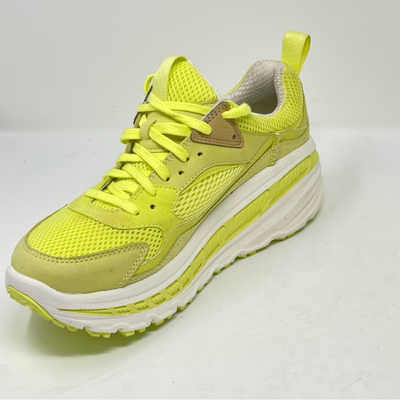 Ugg Low Mesh CA805 Shoes Mens 8 EU 41 Yellow White Chunky Sneakers 1108037 - Picture 9 of 16